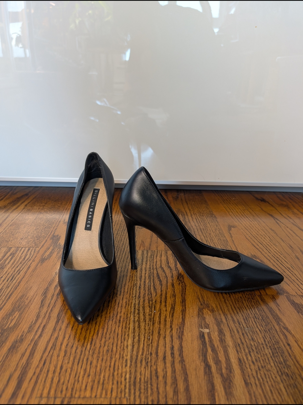 Billini Black Pointed Toe Stiletto Pumps